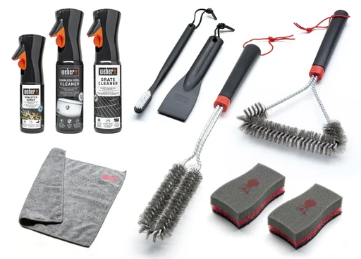 "Cleaning kit for stainless steel gas grills image"
