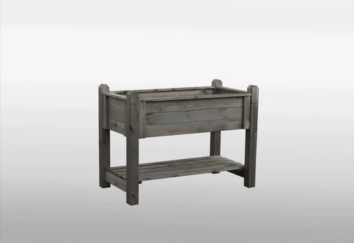"Solid herb bed, grey, large image"