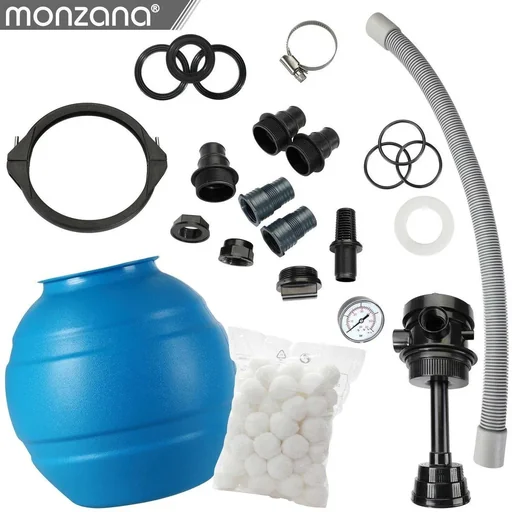 "Sand filter system 4,500 L / h - incl. filter balls 320g image"