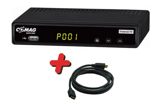 "DVB-T2 Receiver SL65 T2 + FREE: HDMI cable image"