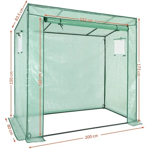 "Greenhouse made of foil 200x173x80cm image"