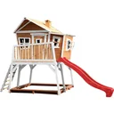 Max Playhouse Brown/White - Red Slide