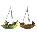 Bird feeder "leaf-shaped"
