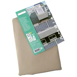 Ambiance balkonafscherming - 445 x 76 cm - zandkleur - polyester