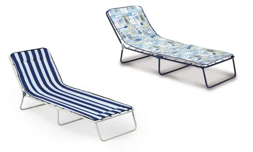 "3-legged lounger "Chiemsee" - blue image"