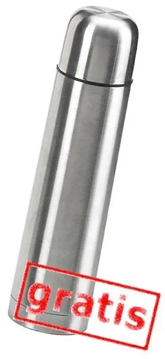 "Stainless steel insulated bottle 1.0 l image"
