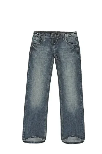 "Jeans in 5-pocket style, straight cut, color dark blue, size 38/34 image"