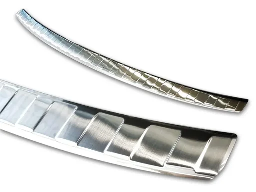 "Stainless steel loading sill protection, Audi Q3 II F3 (CROSSOVER), 7/2018> OEM quality, soft, deburred edges image"