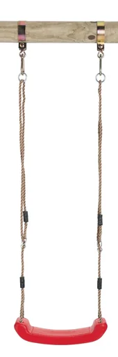 "Plastic swing in red image"