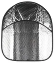 Thermal steering wheel cover - approx. 50 x 44 cm - silver