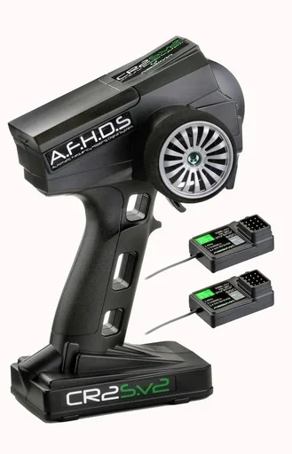 "2-channel remote control "CR2S.V2" 2.4GHz including 2 x 3-channel receivers image"