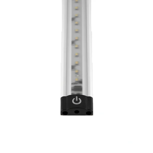 "LED under-cabinet light TS with touch switch, dimmable 100 cm, 10 W, color silver image"