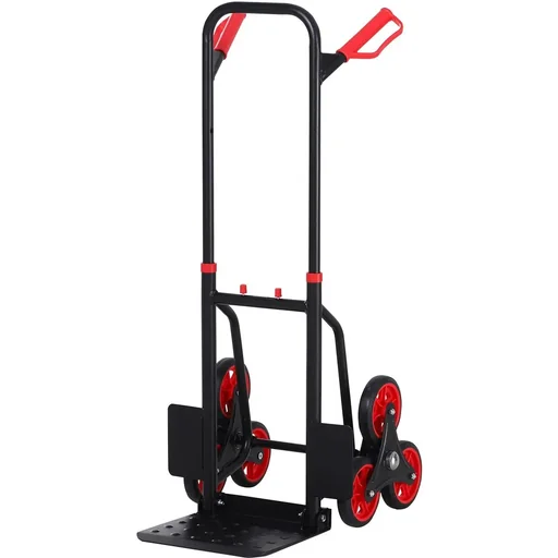 "Stair climber height adjustable black/red image"