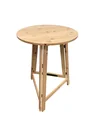 Folding bistro table, painted