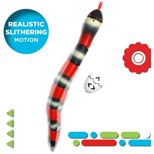 "Discovery Kids RC Snake " " with realistic movements and sound image"