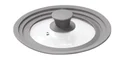 Universal glass lid with silicone rim, suitable for 24/ 26 /28 cm