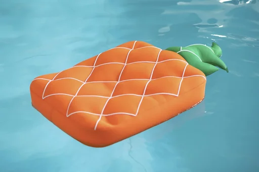 "Pool Buddy Pineapple orange, green image"