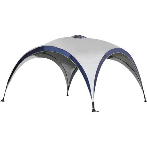 "Garden Pavilion Pergola Party Tent Sun Protection Weatherproof Polyester Cream White + Blue 4 x 4 x 2.5 m image"