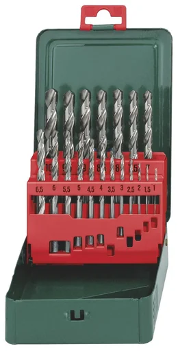 "HSS-G drill bit set, "SP", 19 pieces image"