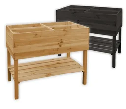 Balkon-Kräuterbeet auf Beinen anthrazit