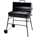 BBQ XL charcoal grill - cylindrical shape - grill area (LxW) 71 x 35 cm - black