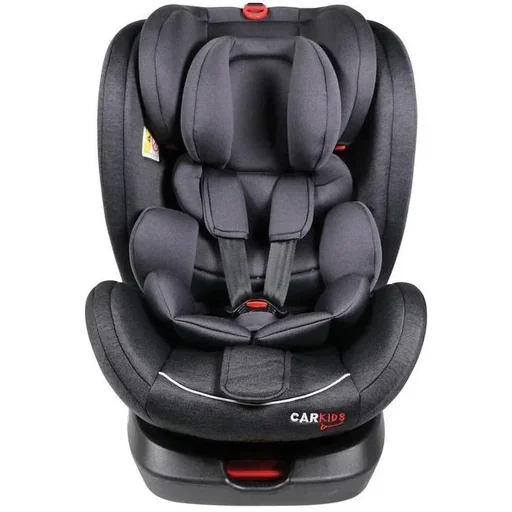 "Child seat/car seat ISOFIX 360 degrees rotatable - Grey - Group 0+/1/2/3 image"