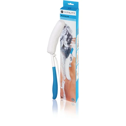 "Ergonomic personal care aid - Washing image"