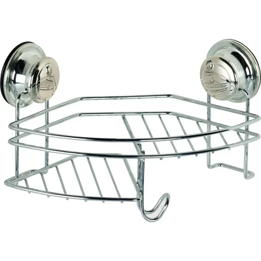 "Shower head - hanging - bath & shower - no drilling required - suction cups - corner image"