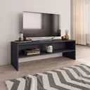 TV cabinet 120x40x40 cm chipboard grey