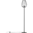 Floor lamp in retro industrial style black