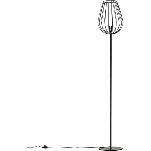 "Floor lamp in retro industrial style black image"