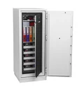 Data Commander data protection safe, external dimensions 1685 x 690 x 720 mm, with key lock