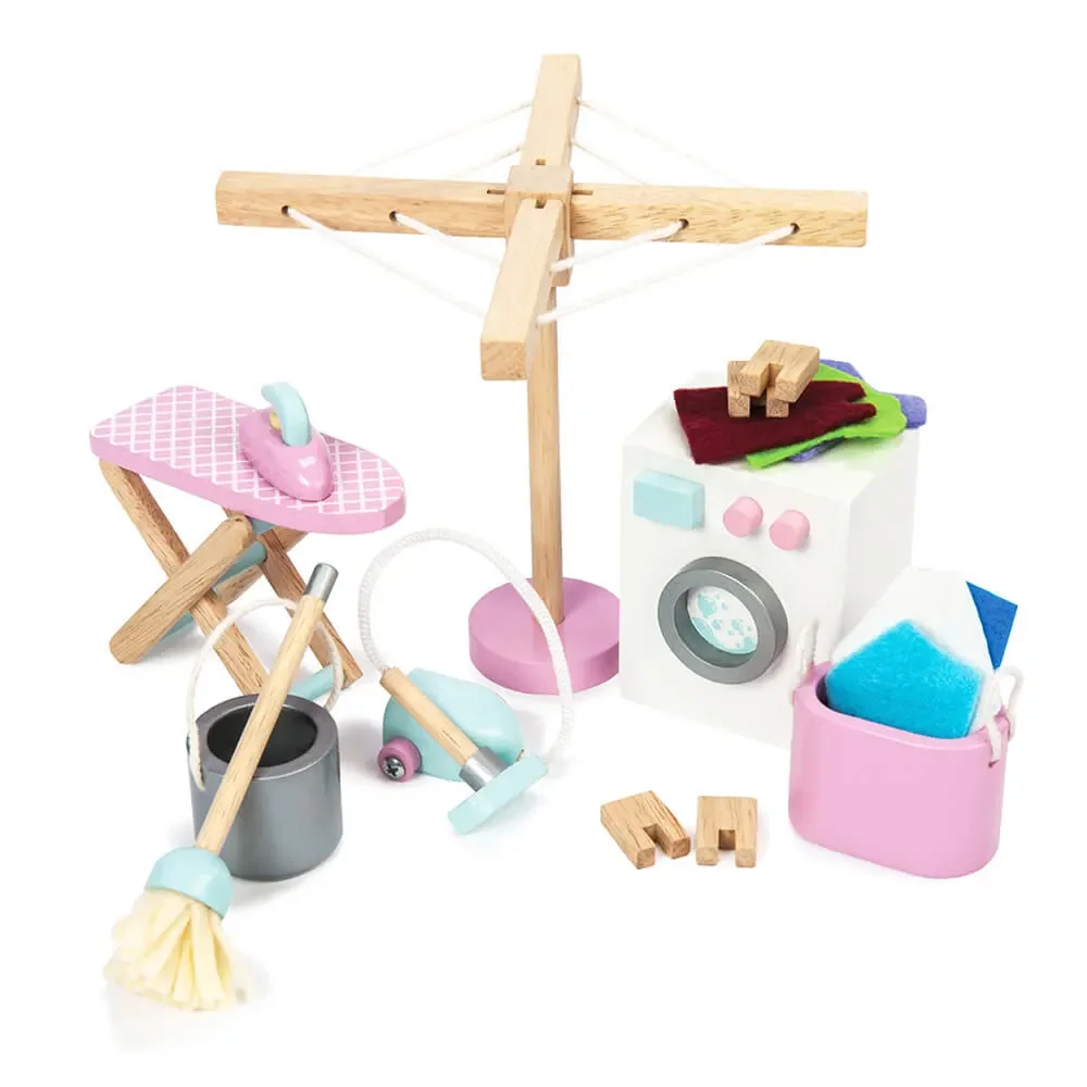 "Le Toy Van poppenhuis accessoires waskamer image"