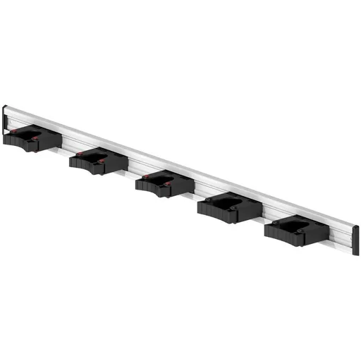 "Toolflex aluminum rail with 5 tool holders image"