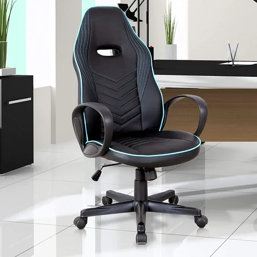 "Gaming chair with rocking function image"