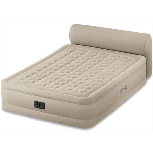 "Air bed with headboard image"
