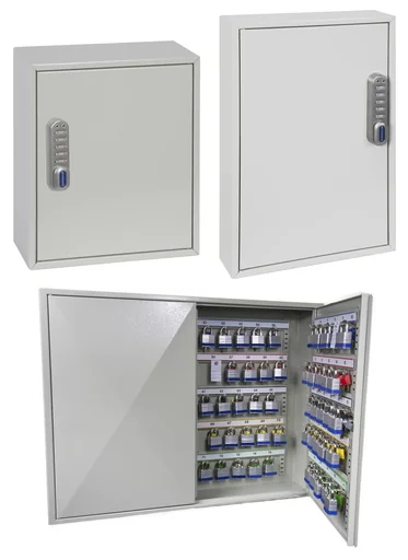 "Keysure Automotive key cabinet with electronic lock for 50 keys, external dimensions 550 x 380 x 140 mm image"