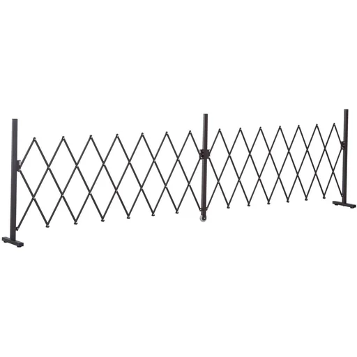 "Scissor gate barrier gate aluminum brown 405cm image"