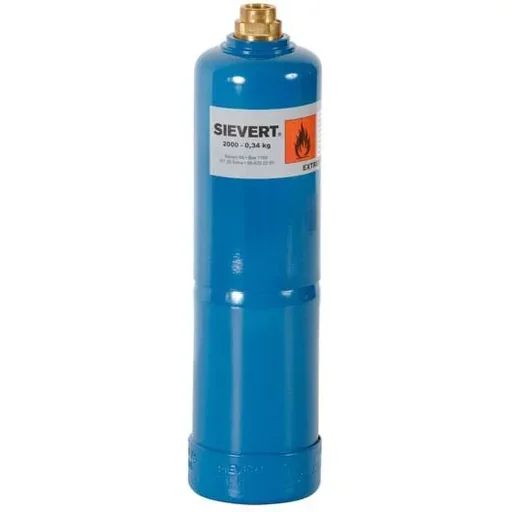 "Gas bottle 340g without tap and hook, filled image"
