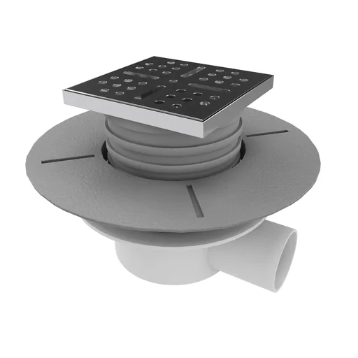 "Vloerafvoer voor douche-element, horizontaal image"