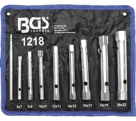 "9-piece pipe socket wrench set image"