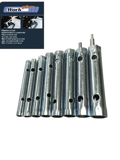 "Pipe socket wrench set 6 - 22 mm, 10 pieces image"