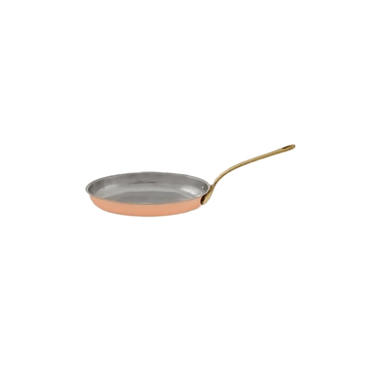 "Koperen pan, koekenpan koper - klein, ovaal image"