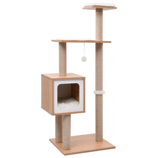 "Cat scratching post with sisal scratching mat 1 image"