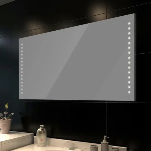 "Bathroom mirror with LEDs 100x60 cm image"