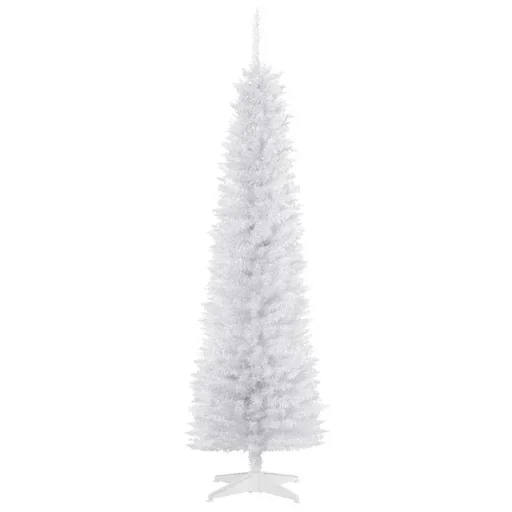 "Christmas tree with plastic stand 390 tips green Ø 55 x H180 cm image"