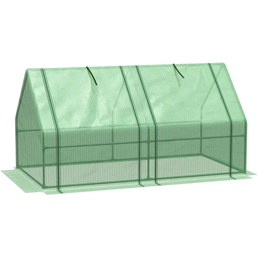 "Greenhouse, Tomato House, Cold Frame 180 x 90 x 90 cm Green image"