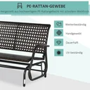 5-piece garden furniture set made of PE rattan