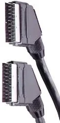 "HQ Scart cable 1.5 m, 2 Scart plugs, individually shielded image"