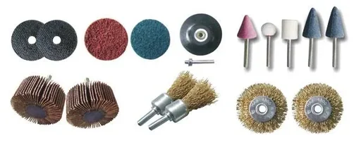 "Multifunctional set for grinding, cleaning and cutting, 18 pieces image"